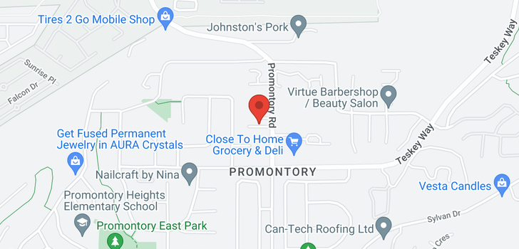 map of 11 5665 PROMONTORY ROAD